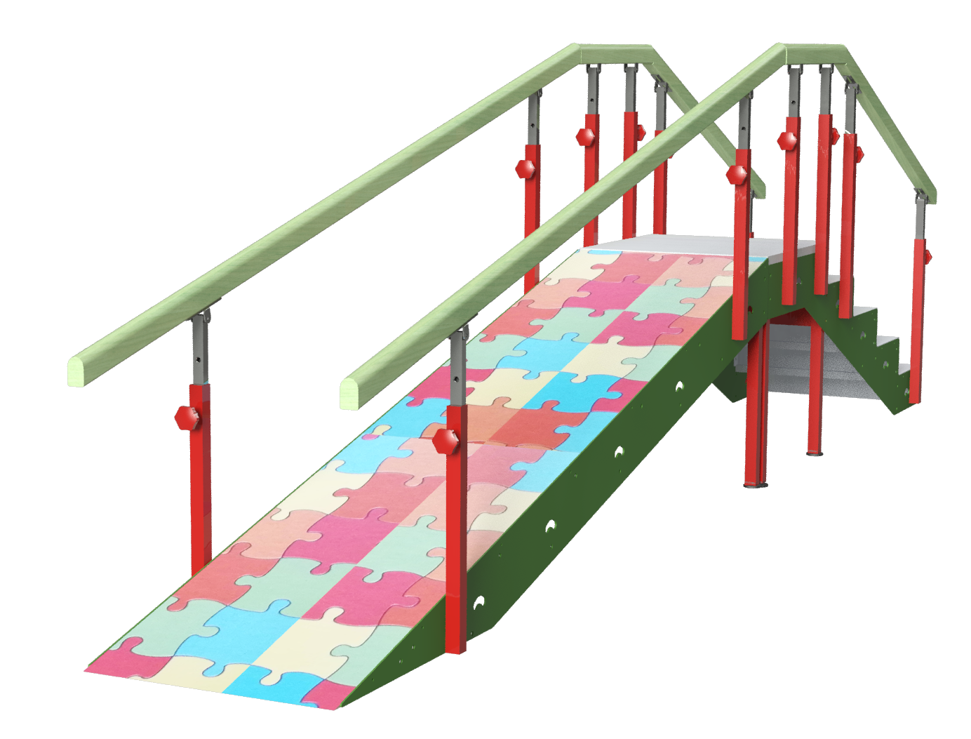 Escalera infantil de 5 peldaños